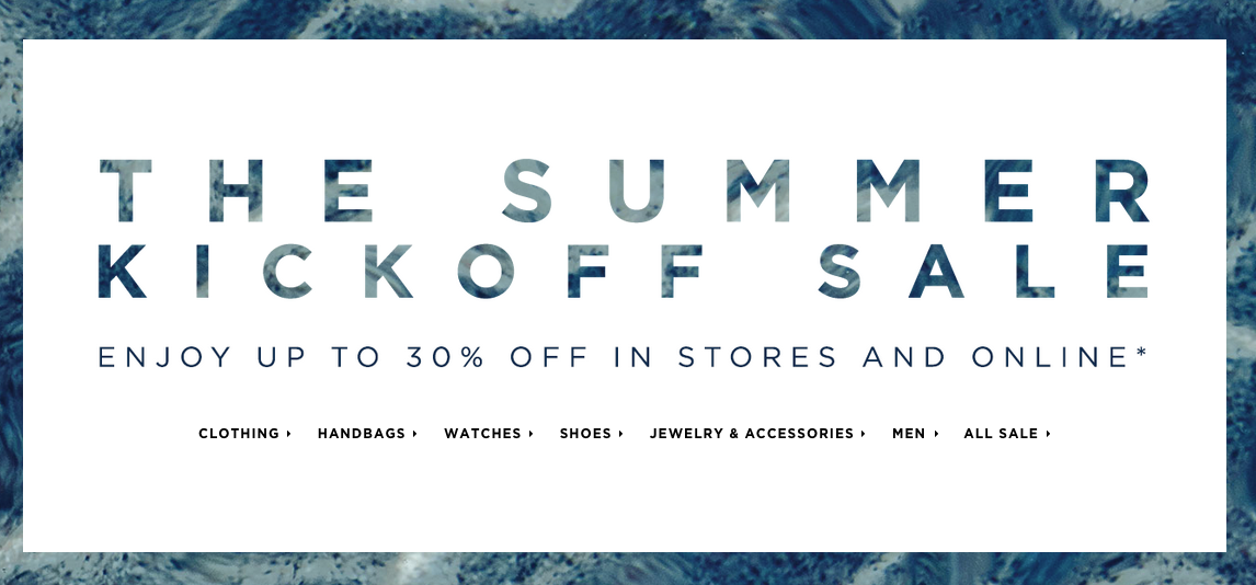 Michael Kors Summer Kickoff Sale