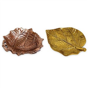 Fall Dishes - Metallic Leaf Plates from Bed Bath & Beyond with Cash Back at Rakuten.ca